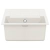 vidaXL Diskho Vit 780 x 500 mm 80% Kvarts och 20% Resin