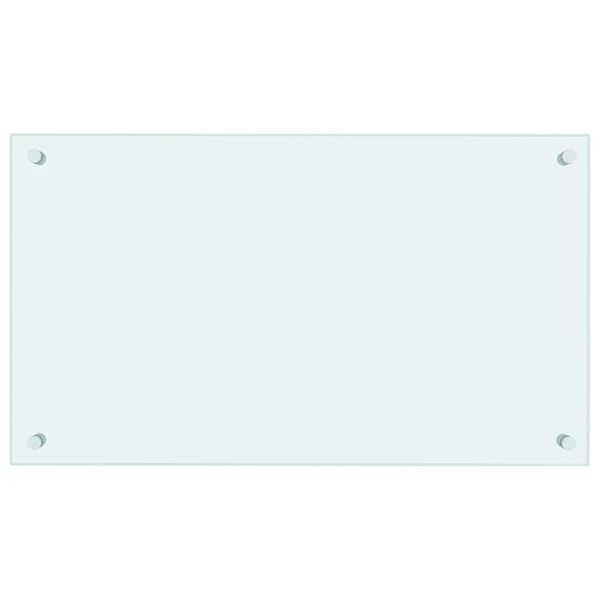 vidaXL St&auml;nkskydd mj&ouml;lkf&auml;rgad 70x40 cm h&auml;rdat glas