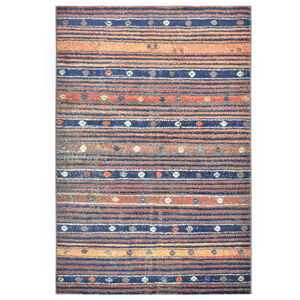 vidaXL Matta bl&aring; och orange 160x230 cm PP