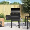 vidaXL Pelletsgrill svart 94 cm j&auml;rn
