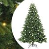 vidaXL Konstgjord julgran med 300 LED-lampor Gr&ouml;n 240 cm PE och PVC