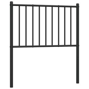 vidaXL Ers&auml;ttningsgavel metall svart 75 cm