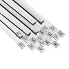 vidaXL Kabelbindare 25 st 7,9 x 500 mm Silver