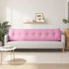 vidaXL Ryggkudde Rosa 200 x 24 x 50 cm tyg