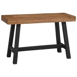 vidaXL B&auml;nk 110 cm massiv teak