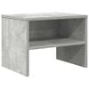 vidaXL S&auml;ngbord betonggr&aring; 40x30x30 cm konstruerat tr&auml;