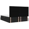 vidaXL F&ouml;rvaringss&auml;ng med LED med madrass Svart 180 x 200 cm Polyester