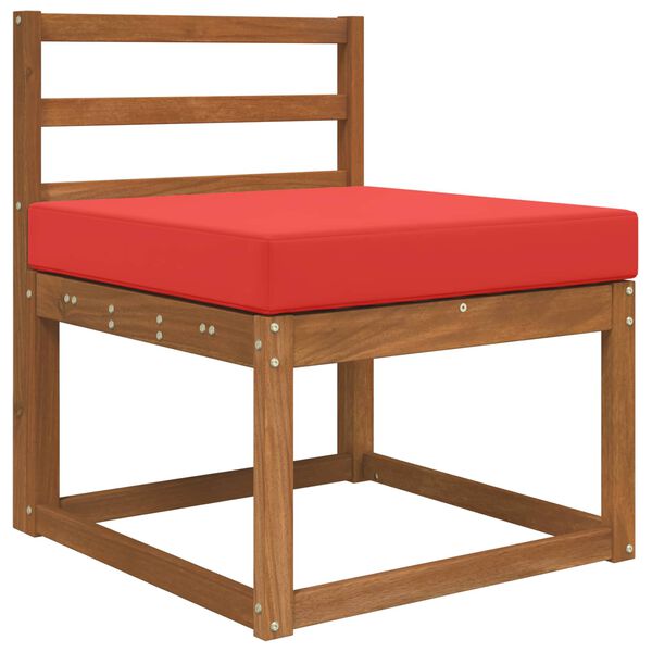 vidaXL Utomhus Soffa Kudde R&ouml;d 60 x 60 x 8 cm Polyester