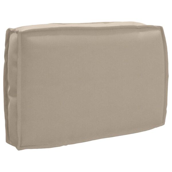 vidaXL Palldyna för ryggstöd Taupe 60 x 40 x 12 cm Oxford tyg