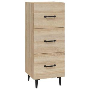 vidaXL Sk&auml;nk sonoma-ek 34,5x34x90 cm konstruerat tr&auml;