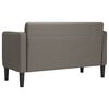 vidaXL Loveseat soffa ljusgr&aring; 109 cm manchestertyg