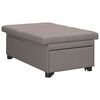 vidaXL Pull Out Sofa Bed Taupe 194 x 50 x 82 cm tyg