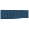 vidaXL Bed with Mattress "Hanko" Blue 180x200 cm Fabric