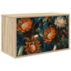 vidaXL V&auml;ggmonterad TV-sk&aring;p LOCHEM 69 x 33 x 40 cm Sonoma-ek