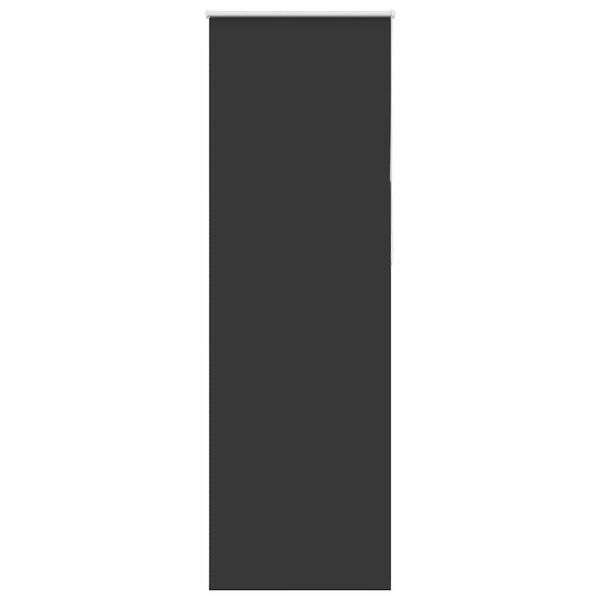 vidaXL Rullgardin m&ouml;rkl&auml;ggning svart 85x230 cm tyg bredd 80,7 cm