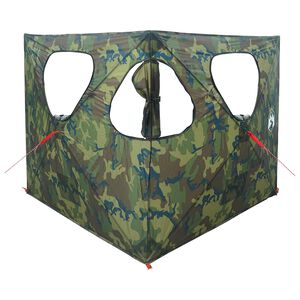 vidaXL Jakt&auml;lt Kamouflage 145 x 145 x 150 cm Polyester och St&aring;l