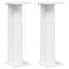 vidaXL V&auml;xtst&auml;ll 2 pcs Vit 25 x 25,5 x 80,5 cm Konstruerat tr&auml;