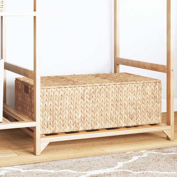 vidaXL F&ouml;rvaringsl&aring;da Brun 60 x 38 x 20 cm Vattenhyacint