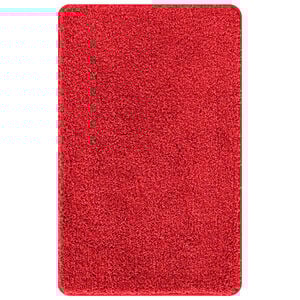 vidaXL Halkfri Badmatta R&ouml;d 50 x 80 cm PP