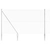 vidaXL St&auml;ngselstolpe Silver 50 x 1,5 m (13 mm n&auml;t) St&aring;l