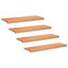 vidaXL Trapstegsmattor 4 st 90 x 25 x 2 cm Lack Massivt boktr&auml;