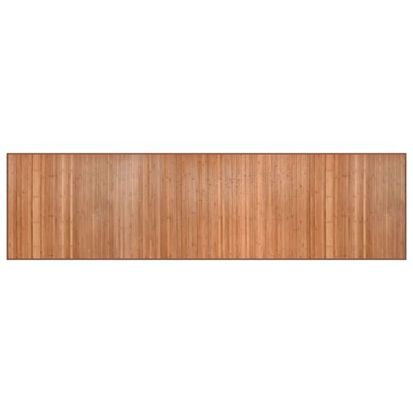 vidaXL Matta rektangul&auml;r naturlig 80x300 cm bambu