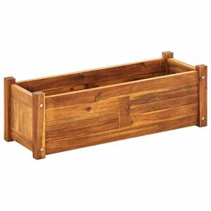 vidaXL Bloml&aring;da upph&ouml;jd akaciatr&auml; 76x27,6x25 cm