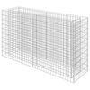 vidaXL Planteringsgabion upph&ouml;jd galvaniserat st&aring;l 180x50x100 cm