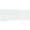 vidaXL K&ouml;ksskydd 2 st Transparent 110 x 40 cm h&auml;rdat glas