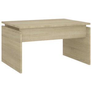 vidaXL Soffbord sonoma-ek 68x50x38 cm konstruerat tr&auml;