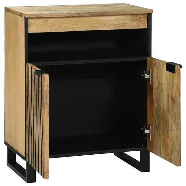 vidaXL Sideboard Brun 60 x 33 x 75 cm massivt mangotr&auml;