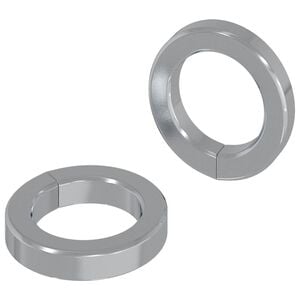 vidaXL Fj&auml;drande tv&auml;tt 2 st Vit 13 x 1 mm J&auml;rn