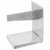 vidaXL Bokst&ouml;d 2 st Silver 11 x 14 x 17,5 cm Aluminium