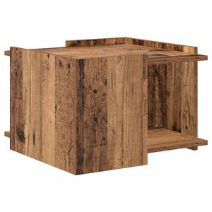 vidaXL Kaffeebord Gammalt tr&auml; 50,5 x 50 x 33 cm Konstruerat tr&auml;