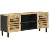 vidaXL F&ouml;rvaringssk&aring;p Naturlig 105 x 33 x 46 cm Massivt mangotr&auml;