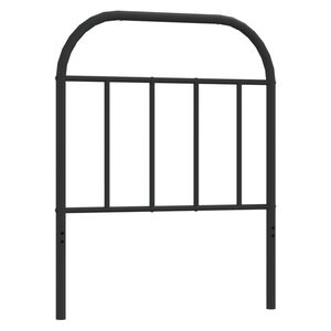 vidaXL Ers&auml;ttningsgavel metall svart 75 cm