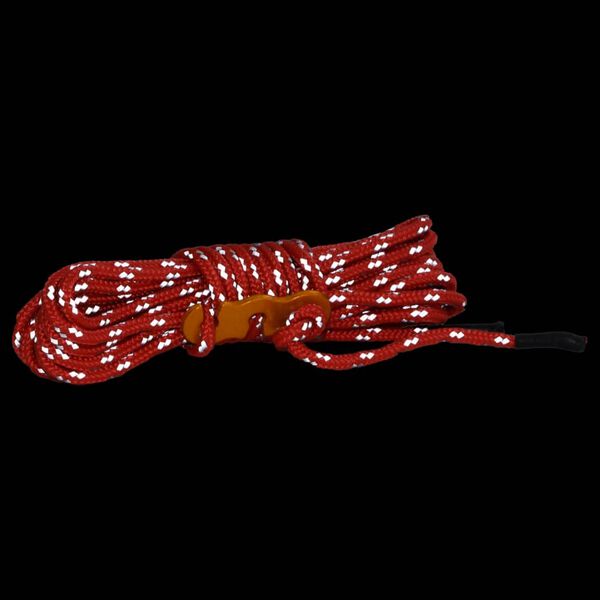 vidaXL Tältlinor med reflekterande remsor och fästen 8 st 4 m 4 mm