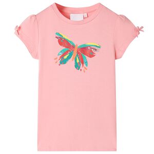 vidaXL T-shirt f&ouml;r barn rosa 104