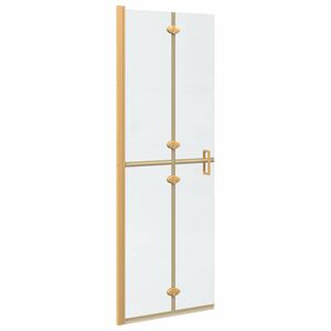vidaXL Walk-In duschv&auml;gg Guld 70 x 6,5 x 190 cm