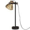 vidaXL Skrivbordslampa 25 W antik mässing 15x15x55 cm E27