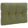 vidaXL Pallryggkudde VIANEN 100% Polyester Olivgr&ouml;n 70 x 40 x 12 cm