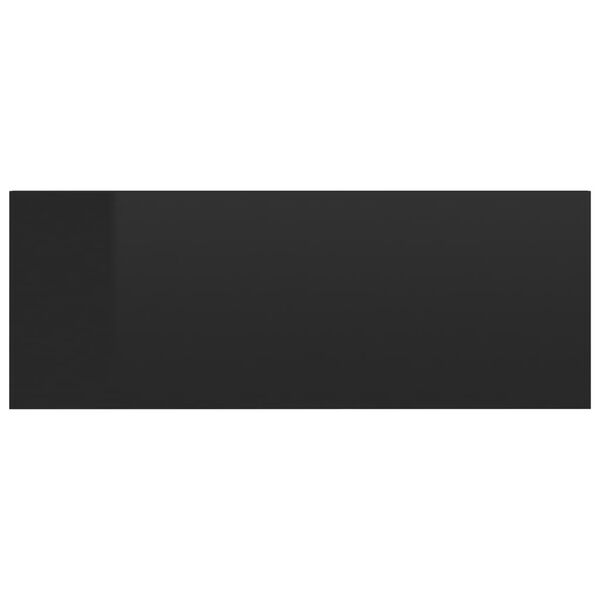 vidaXL Sv&auml;vande s&auml;ngbord 2st svart h&ouml;gglans 40x30x15cm konstruerat tr&auml;