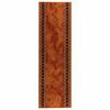 vidaXL Runner-matta FLORNES V&auml;vd Orange 67 cm x 150 cm PP 7 mm