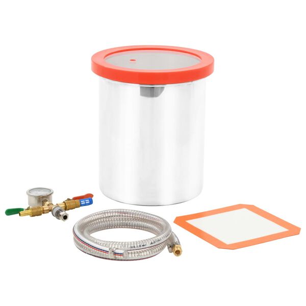 vidaXL Vakuumkammare rostfritt stål 11,42 L