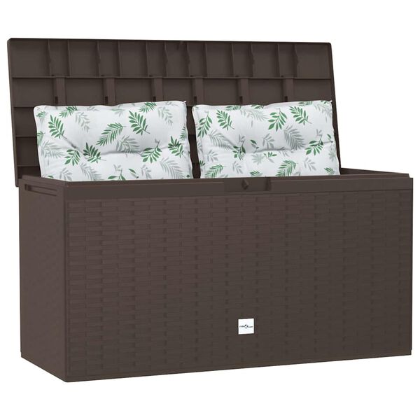 vidaXL Dynbox brun 114x47x60 cm