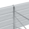 vidaXL Odlingsl&aring;da upph&ouml;jd galvaniserat st&aring;l 240x80x45 cm silver