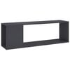 vidaXL Tv-b&auml;nk gr&aring; 100x24x32 cm konstruerat tr&auml;