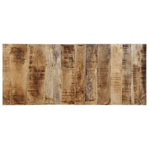 vidaXL S&auml;nggavel 120 cm massivt grovt tr&auml; mango