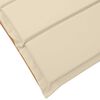 vidaXL Solsäng 2-person 2 pcs Beige 184 x 55 x 64 cm Massivt akaciaträ