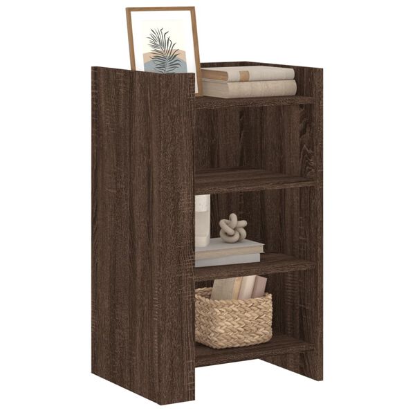 vidaXL Byr&aring; brun ek 45x35x75 cm konstruerat tr&auml;